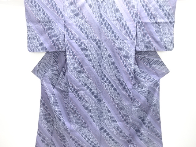 幾何学模様小紋着物